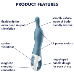 Satisfyer - Vibrateur Amazing 1 Aspot Bleu